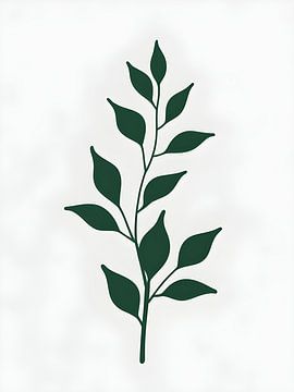 Tige botanique Simple Green sur Giandra Safaraz