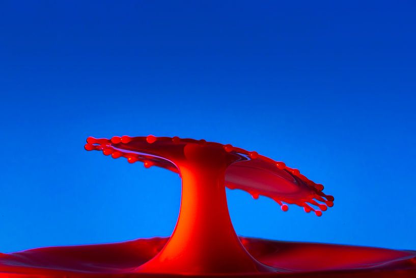 Red against blue by Paul Lagendijk