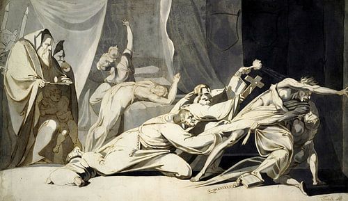 Henry Fuseli. Mythologische voorstelling