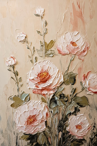 Roses impasto