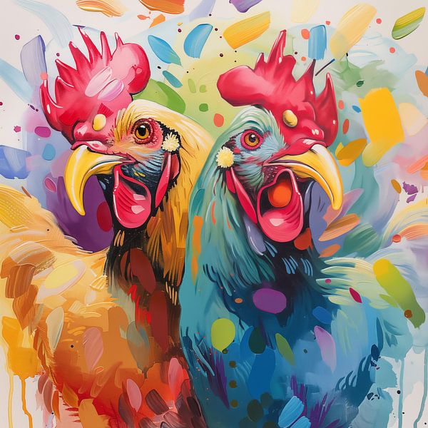 Poulets branchés par Cafe Noir