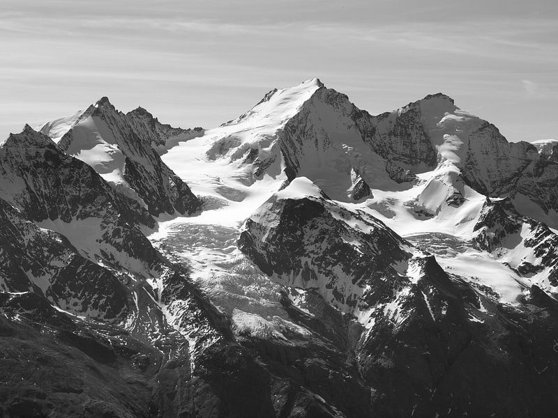 Nadelgrat, Dom und Taeschhorn von Menno Boermans