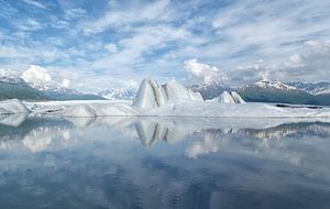 Alaska, Knik Glacier, Icebergs  van Yvonne Balvers