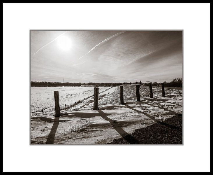 Winterlandschap3 van René Roos