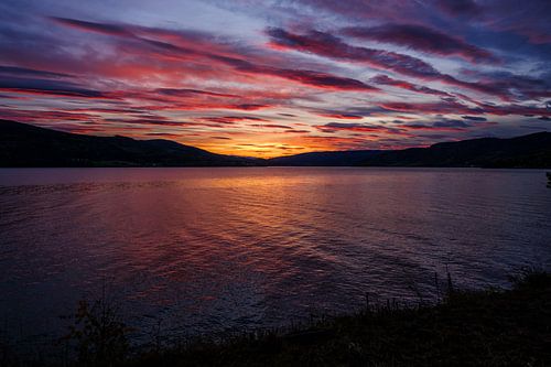 Coucher de soleil coloré