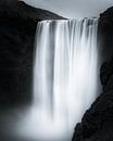 The Skogafoss in Black and White by Henk Meijer Photography thumbnail
