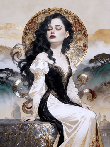 The Muse with porcelain skin by Andy Gambino