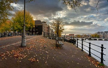 Herfst in Amsterdam van Peter Bartelings