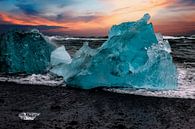 Eisberge am Strand Islands von Gert Hilbink Miniaturansicht
