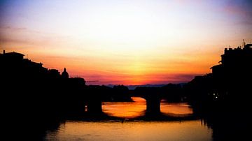 Brücke Ponte Vecchio in Florenz von Dieter Walther