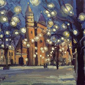 Spaziergang im Schnee von Nop Briex