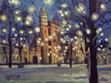 Spaziergang im Schnee von Nop Briex