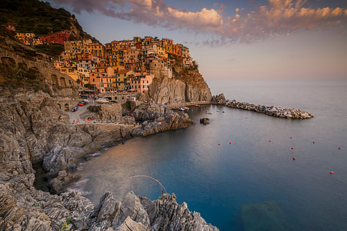 Manarola Cinque Terre bei Sonnenuntergang | Italien