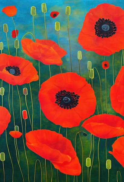 Poppies by Bert Nijholt