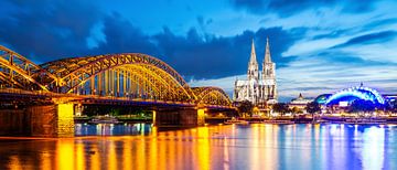 Cologne by night by Günter Albers