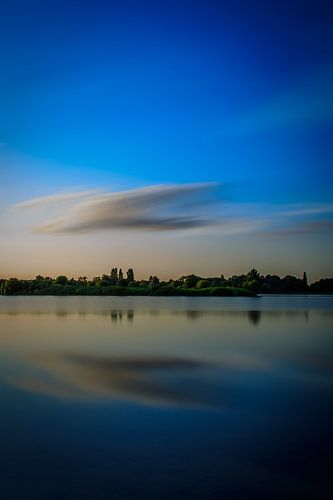 Arhemse Zonsondergang bij de Rijkerswoerdse Plassen.