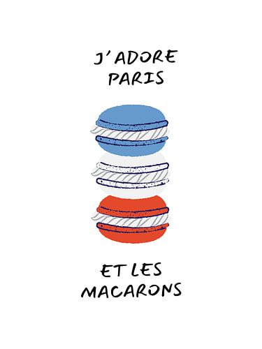 Ik hou van Parijs en macarons