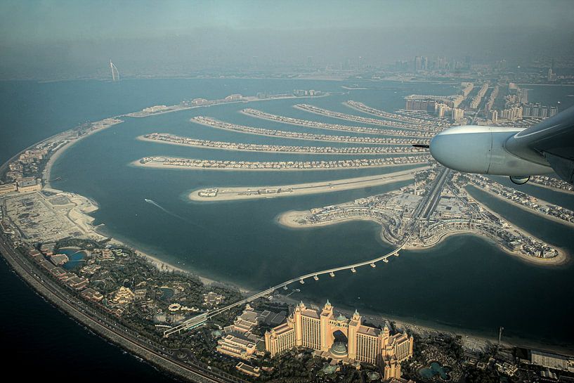 Palm Jumeirah, located in Dubai, United Arab Emirates by Travel Tips and Stories