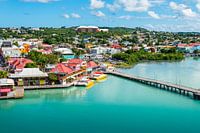 Colourful Port of St. Johns, Antigua
