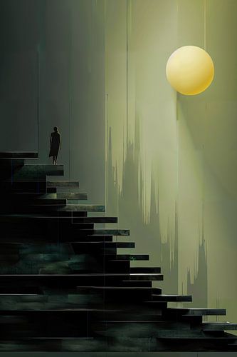 Een Abstracte Reis door Olijf Groene Tijd