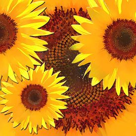 Sonnenblumen ART 2.0 von Ingo Laue