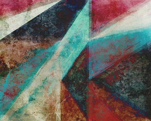 Geometric with Textured Triangles