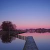 Zonsopkomst in het hart van Friesland van Wilco Berga