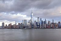New York City Skyline stürmisches Wetter