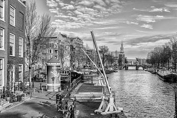 The Sint Antoniesluis Amsterdam. by Don Fonzarelli