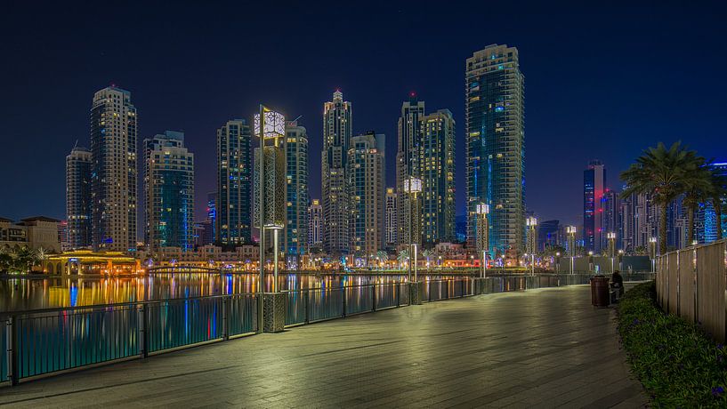 Dubai by night 10 by Peter Korevaar