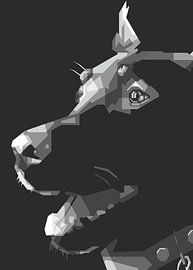 Gray Dog Popart