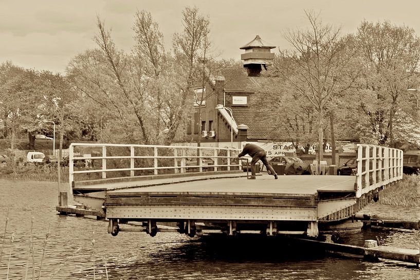 Draaibrug Piushaven by Freddie de Roeck