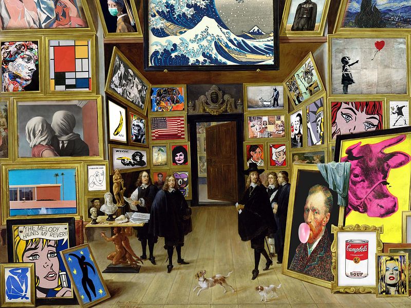 Moderne kunstgalerie van Dikhotomy