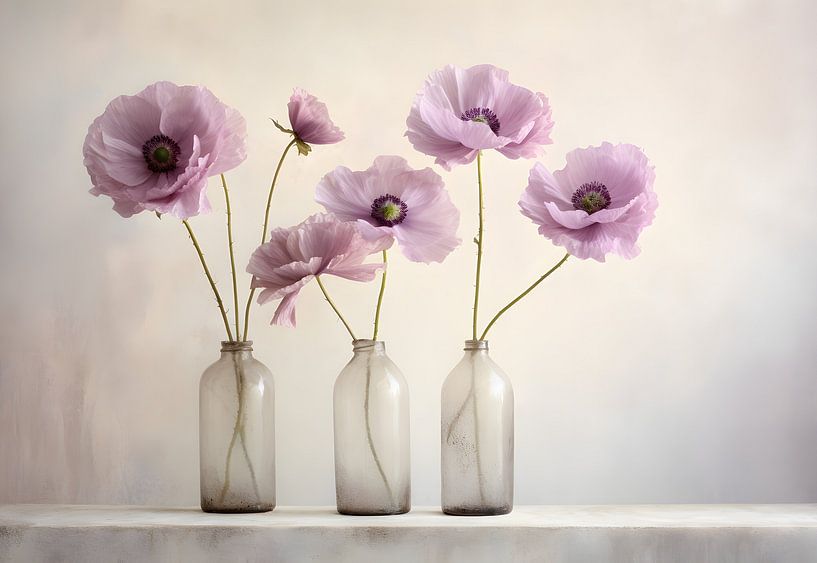 Violette bloem dromen van Heike Hultsch