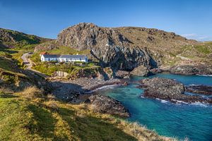 Strandcafé in Kynance Cove, Cornwall van Christian Müringer