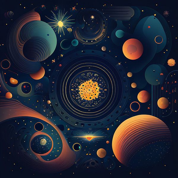 Kosmischer Tanz von Vythryd Arts