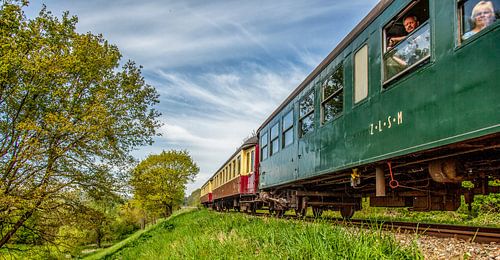 Stoomtreintje door Limburgse Heuvels