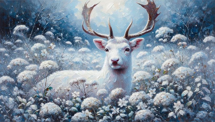 Märchenhafte Hirsche von Nicolette Vermeulen