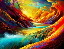 river of life - Fluss des Lebens by Reiner Borner