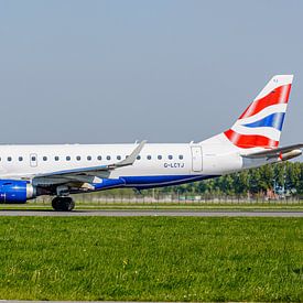 Passagierflugzeug vom Typ Embraer ERJ-190 der British Airways. von Jaap van den Berg