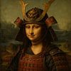 Mona Lisa Samurai Porträt von Poster Art Shop