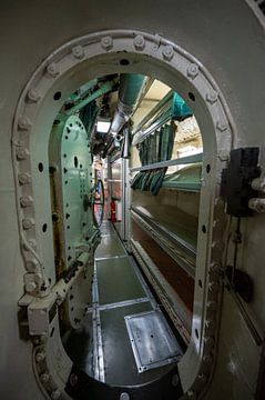 Walk in an old submarine by Michel Knikker