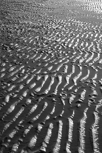 Ribbels op het strand