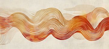 Eenvoudig abstract werk van Modern Collection
