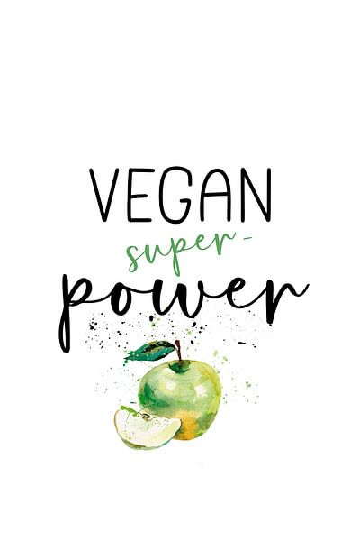 VEGAN SUPERPOWER Appel van Melanie Viola