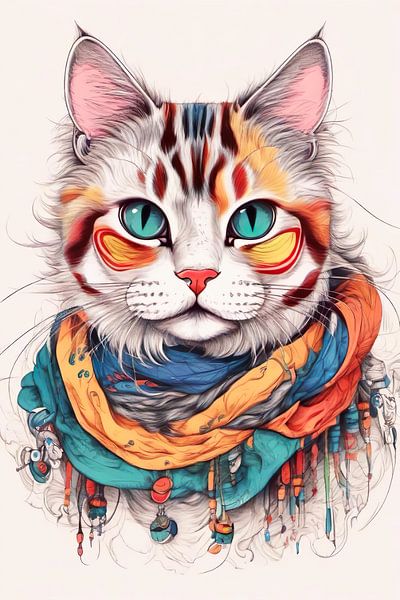 Cat by Nz Art