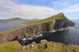 Faroe Islands | landscape | Traelanipa | sea | cliffs by Map of Joy