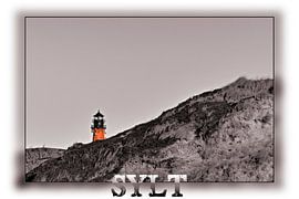 Leuchtturm auf Sylt hinter Dünen versteckt von Stephan Zaun