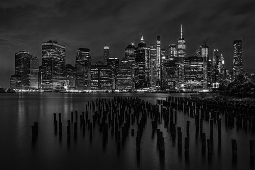 New York City Skyline en noir et blanc - Septembre 2019 sur Tux Photography