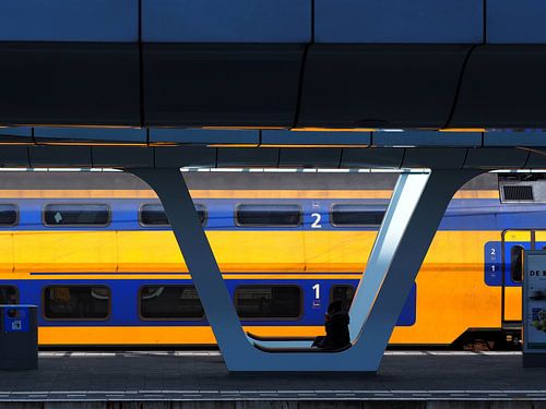Perron op Arnhem Centraal.